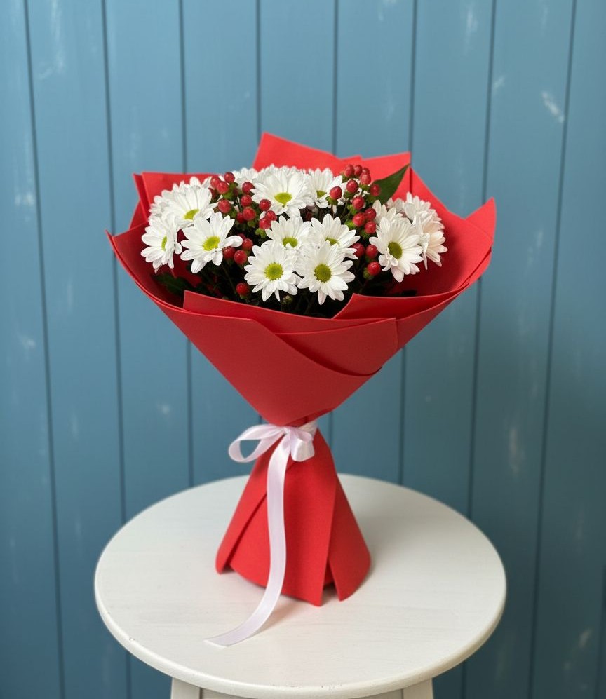 Букет цветов из: Хризантемы в Гайны