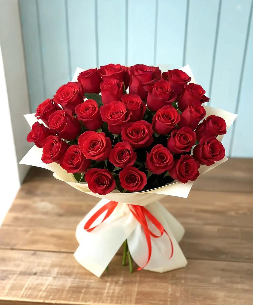 Букет 29 Красных роз в Гайны