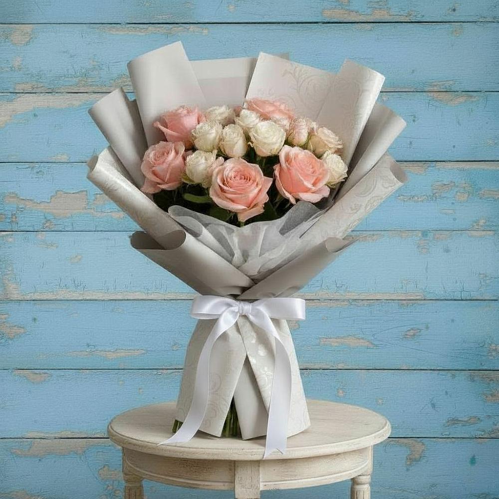 Букет цветов из: Розы в Гайны