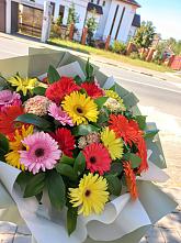 Букет цветов из:  Герберы #REPLACE_PRED# Гайны