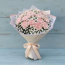 Букет цветов из:  Гвоздики #REPLACE_PRED# Гайны