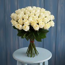 Букет 51 Белая роза Эдлесс Лав #REPLACE_PRED# Гайны