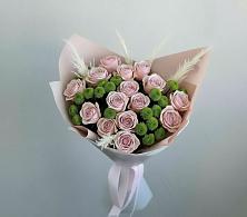 Букет цветов из:  Розы и Хризантемы в Гайны