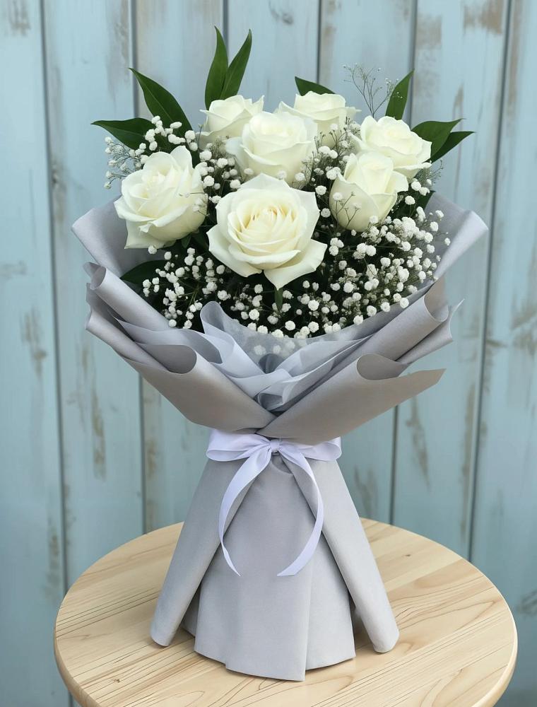 Букет цветов из: Розы в Гайны