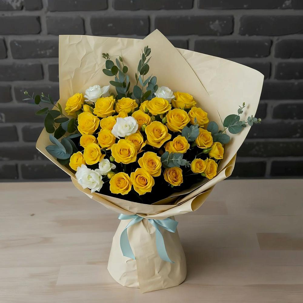 Букет цветов из: Розы в Гайны