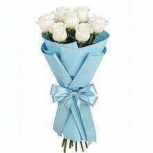 Букет 7 белых роз Проуд #REPLACE_PRED# Гайны