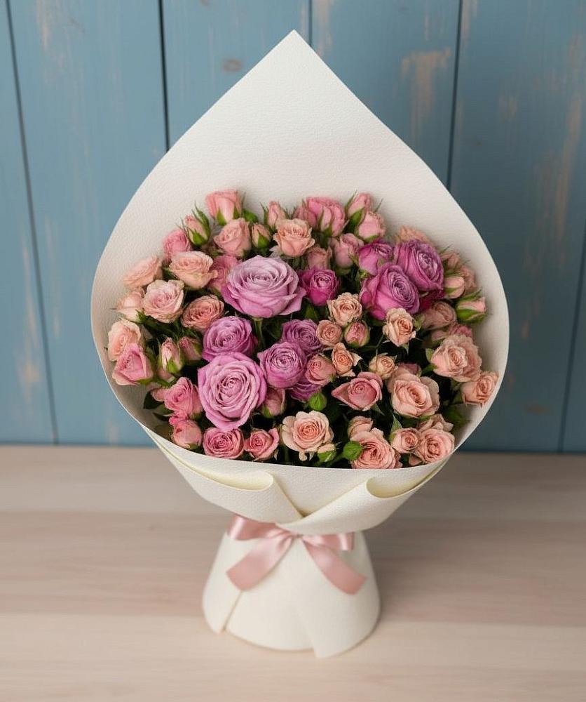 Букет цветов из: Розы в Гайны