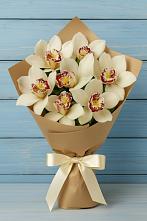 Букет цветов из:  Орхидеи и Розы в Гайны