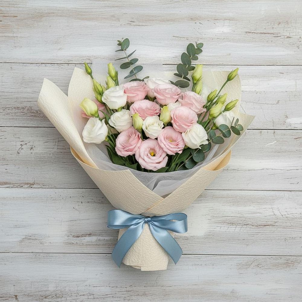 Букет цветов из: Лизиантусы в Гайны